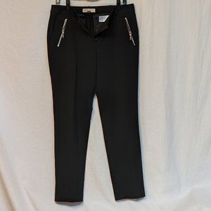 MICHAEL Michael Kors Zip Pocket Black Trousers Size 8